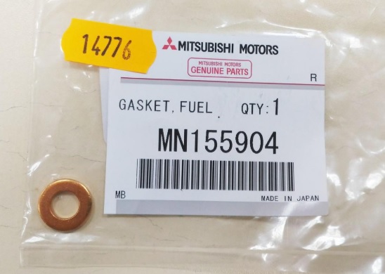 Mitsubishi MN155904 Прокладка форсунки паливної MN155904: Купити у Польщі - Добра ціна на 2407.PL!