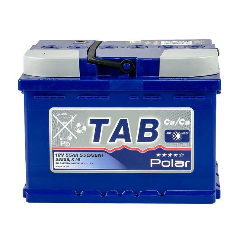 TAB 121155 Battery Tab Polar Blue 12V 55AH 550A(EN) L+ 121155: Buy near me in Poland at 2407.PL - Good price!