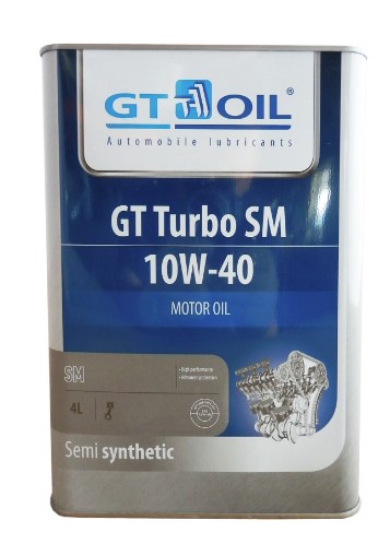 Gt oil 880 905940 702 8 Моторна олива Gt oil GT Turbo SM 10W-40, 4л 8809059407028: Приваблива ціна - Купити у Польщі на 2407.PL!