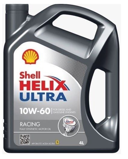 Shell HELIX ULTRA RACING 10W-60 4L Engine oil Shell Helix Ultra Racing 10W-60, 4L HELIXULTRARACING10W604L: Buy near me in Poland at 2407.PL - Good price!
