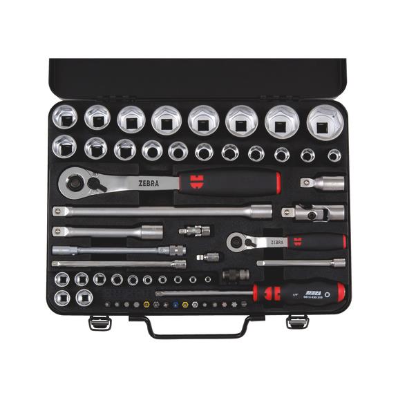 Wurth 096509059 Tool set ZEBRA 1/4 + 1/2, 59 pieces 096509059: Buy near me in Poland at 2407.PL - Good price!