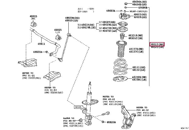 Toyota 48510-8Z042 Federbein 485108Z042: Kaufen Sie zu einem guten Preis in Polen bei 2407.PL!