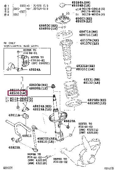 Toyota 48520-09860 Amortyzator 4852009860: Dobra cena w Polsce na 2407.PL - Kup Teraz!