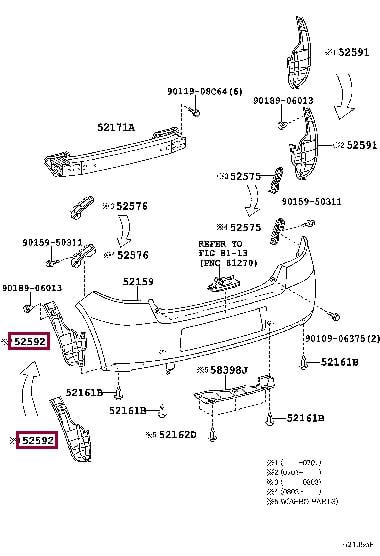 Toyota 52592-52170 Inner wing panel 5259252170: Buy near me in Poland at 2407.PL - Good price!