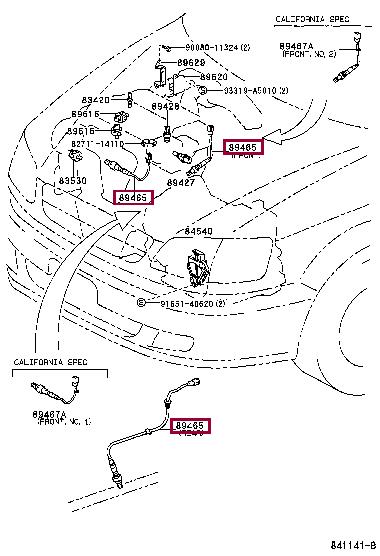 

sonda lambda 8946509290 Toyota