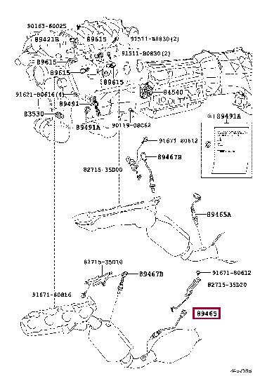 Toyota 89465-35720 Lambda sensor 8946535720: Buy near me at 2407.PL in Poland at an Affordable price!