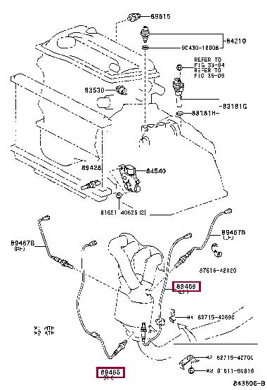 Toyota 89465-42120 Lambda sensor 8946542120: Buy near me in Poland at 2407.PL - Good price!