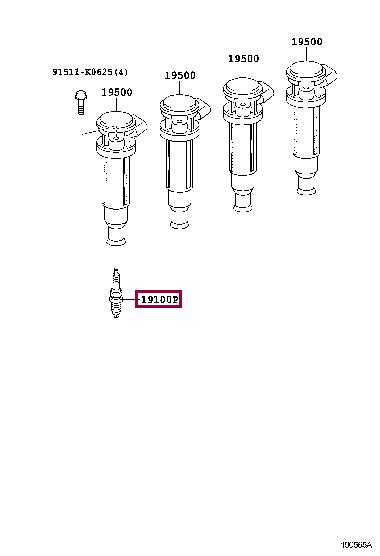 Toyota 90919-01231 Spark plug 9091901231: Buy near me at 2407.PL in Poland at an Affordable price!