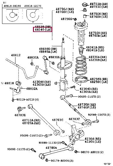 Toyota 48540-09660 Amortyzator 4854009660: Atrakcyjna cena w Polsce na 2407.PL - Zamów teraz!