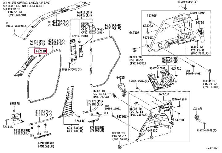 Toyota 62217-42030 Spinka 6221742030: Dobra cena w Polsce na 2407.PL - Kup Teraz!