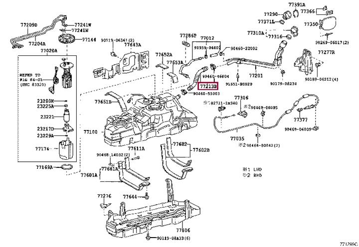 Toyota 77213-35380 Шланг паливний 7721335380: Приваблива ціна - Купити у Польщі на 2407.PL!