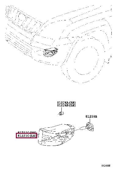 Toyota 81221-60071 Nebelscheinwerfer 8122160071: Kaufen Sie zu einem guten Preis in Polen bei 2407.PL!