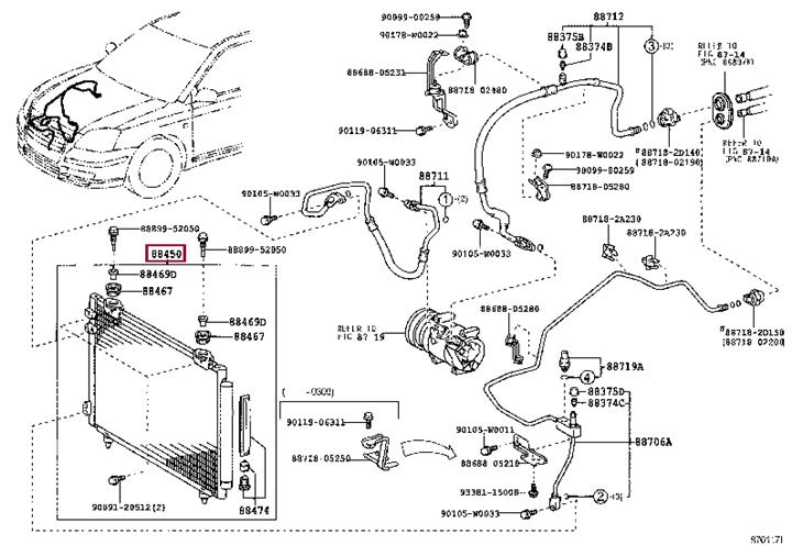 Toyota 88450-05101 Kühlmodul 8845005101: Bestellen Sie in Polen zu einem guten Preis bei 2407.PL!