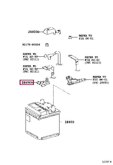 Toyota 90982-05054 Клемма аккумулятора 9098205054: Отличная цена - Купить в Польше на 2407.PL!