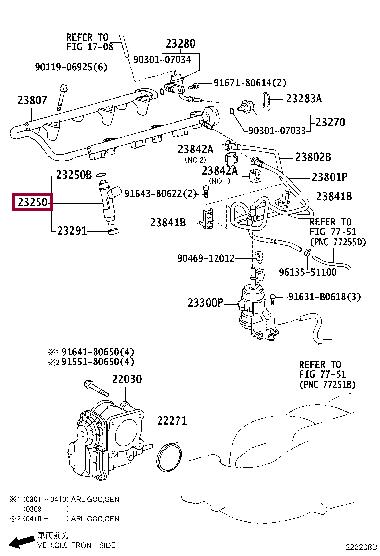 Toyota 23209-39075 Форсунка паливна 2320939075: Приваблива ціна - Купити у Польщі на 2407.PL!