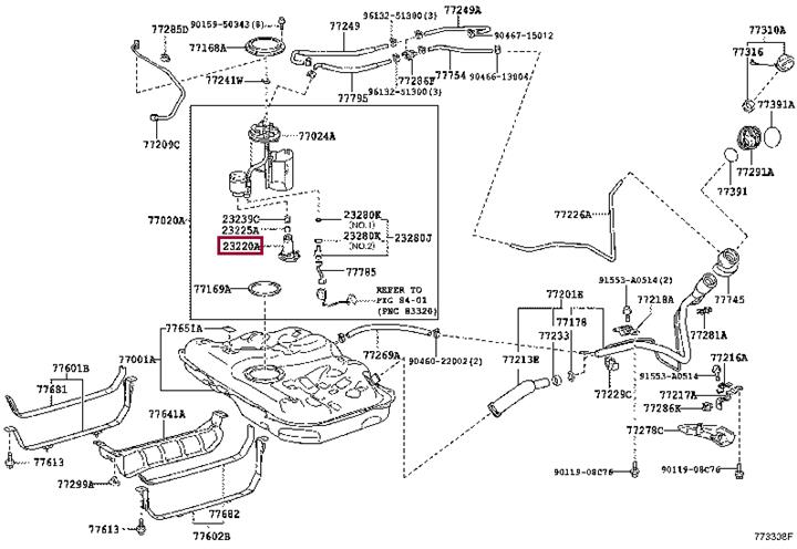 Toyota 23220-31370 Насос топливный 2322031370: Отличная цена - Купить в Польше на 2407.PL!