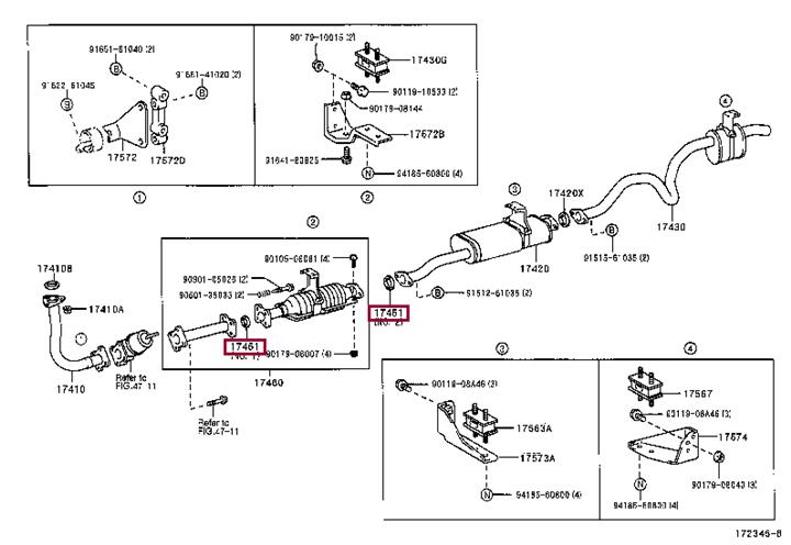 Toyota 17451-67010 Pierścień uszczelniający układu wydechowego 1745167010: Dobra cena w Polsce na 2407.PL - Kup Teraz!