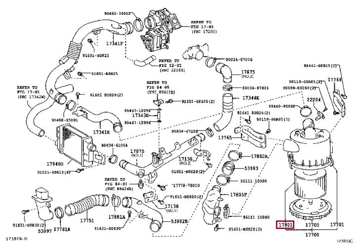 Toyota 17801-78040 Filtr powietrza 1780178040: Dobra cena w Polsce na 2407.PL - Kup Teraz!