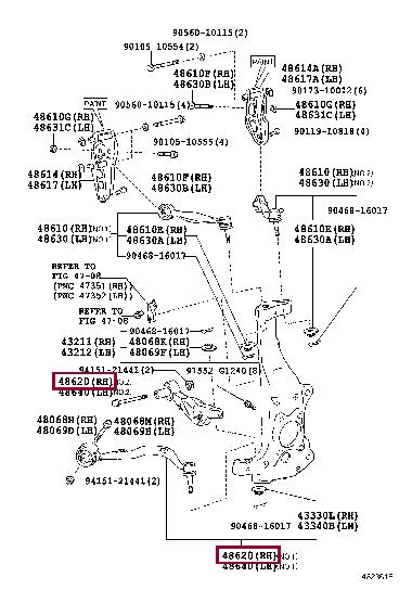 Toyota 48620-59015 Wahacz zawieszenia 4862059015: Dobra cena w Polsce na 2407.PL - Kup Teraz!