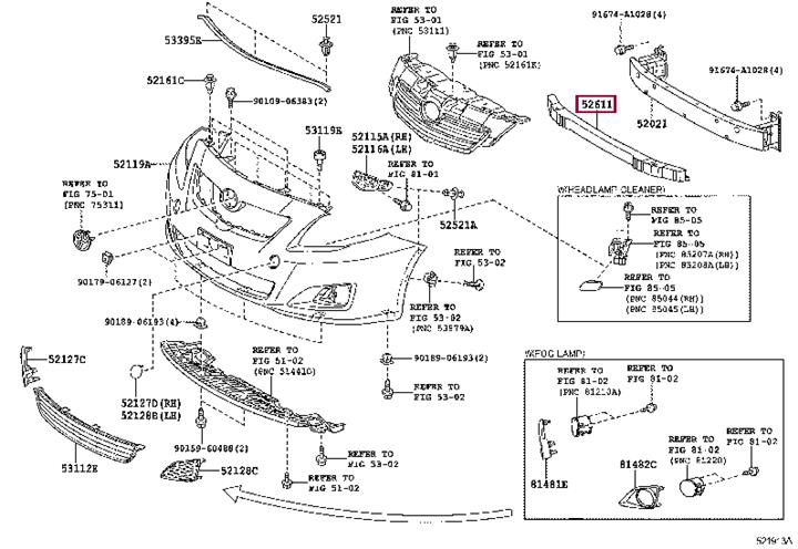 Toyota 52611-12190 Dichtung der Stoßstange 5261112190: Kaufen Sie zu einem guten Preis in Polen bei 2407.PL!