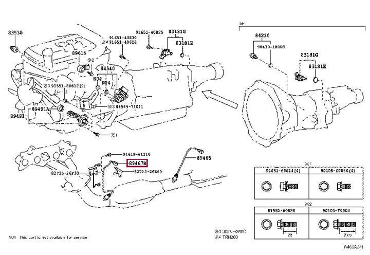 Toyota 89467-26050 Sonda lambda 8946726050: Dobra cena w Polsce na 2407.PL - Kup Teraz!