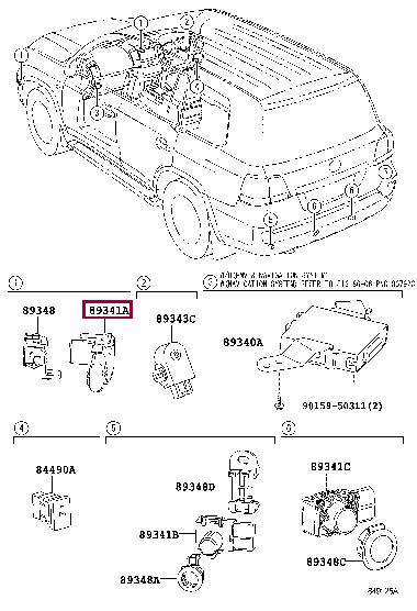 Toyota 8934133210A0 Датчик парковки 8934133210A0: Приваблива ціна - Купити у Польщі на 2407.PL!