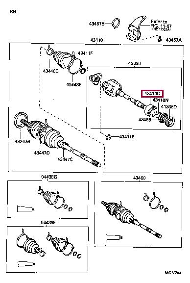 Toyota 90080-36048 Подшипник 9008036048: Купить в Польше - Отличная цена на 2407.PL!