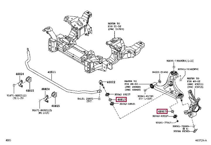 Toyota 90043-85189 Front stabilizer bush 9004385189: Buy near me in Poland at 2407.PL - Good price!