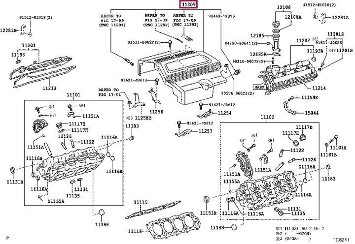 Toyota 11209-50101 COVER SUB-ASSY, 1120950101: Buy near me in Poland at 2407.PL - Good price!