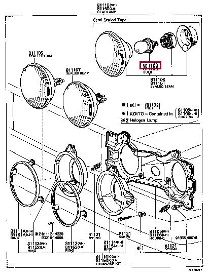 Toyota 90981-WD005 Lampa halogenowa 12V H1 55W 90981WD005: Dobra cena w Polsce na 2407.PL - Kup Teraz!