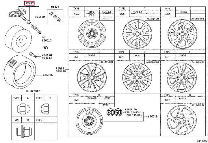 Toyota 42607-30070 Autoteil 4260730070: Kaufen Sie zu einem guten Preis in Polen bei 2407.PL!