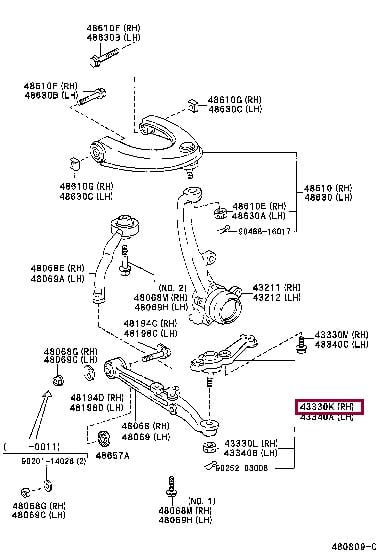 Toyota 43330-59066 Ball joint 4333059066: Buy near me at 2407.PL in Poland at an Affordable price!