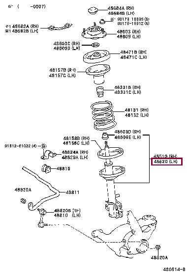 Toyota 48520-09370 Shock absorber assy 4852009370: Buy near me at 2407.PL in Poland at an Affordable price!