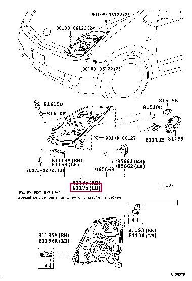 Toyota 81170-47180 Scheinwerfer 8117047180: Kaufen Sie zu einem guten Preis in Polen bei 2407.PL!