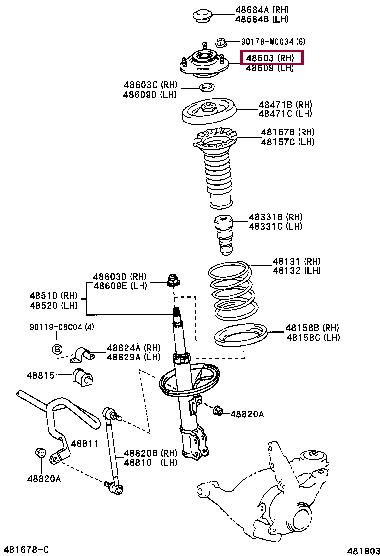 Купить Toyota 48609-05040 по низкой цене в Польше!