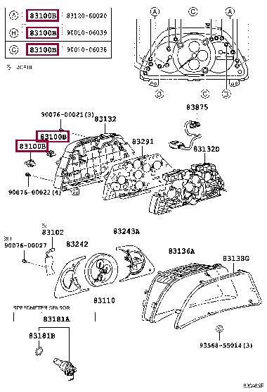 8312060020 Toyota Halogenlampe 12V