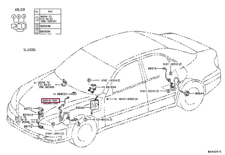 Toyota 89542-33070 Czujnik prędkości obrotowej 8954233070: Dobra cena w Polsce na 2407.PL - Kup Teraz!