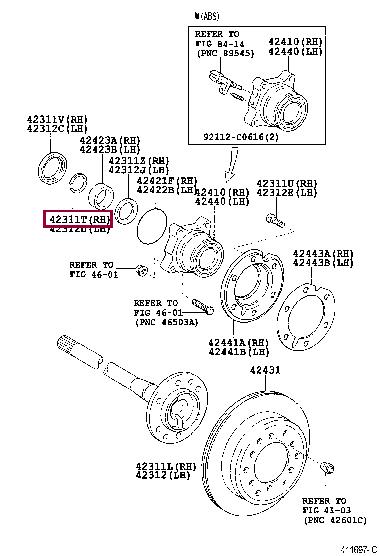 Toyota 90520-41019 Locking Ring, fuel pump 9052041019: Buy near me at 2407.PL in Poland at an Affordable price!