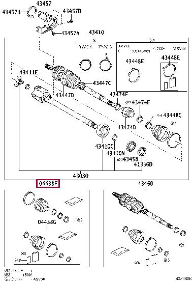 Toyota 04427-33100 Osłona przegubu 0442733100: Atrakcyjna cena w Polsce na 2407.PL - Zamów teraz!