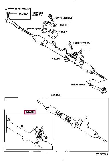 Toyota 04455-28020 Ущільнення гальма АКПП, комплект 0445528020: Приваблива ціна - Купити у Польщі на 2407.PL!