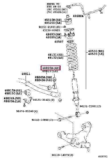 Toyota 48820-60081 Stange/strebe, stabilisator 4882060081: Bestellen Sie in Polen zu einem guten Preis bei 2407.PL!