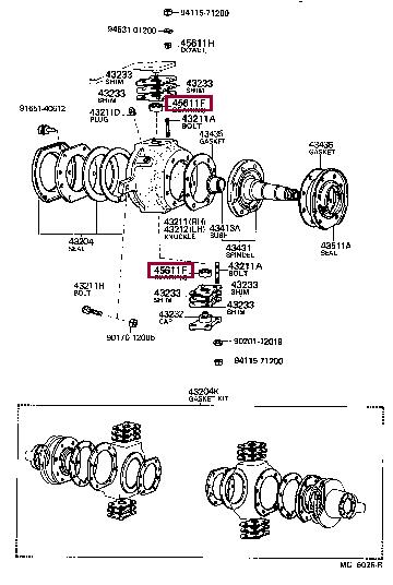 Toyota 90366-17001 Bearing 9036617001: Buy near me at 2407.PL in Poland at an Affordable price!