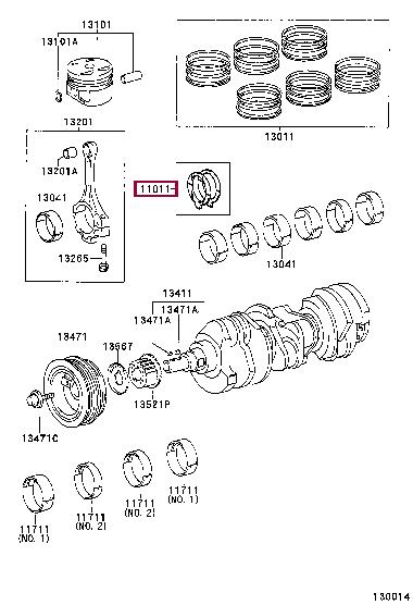 Toyota 11011-0A010 Płyta crankshaft 110110A010: Atrakcyjna cena w Polsce na 2407.PL - Zamów teraz!