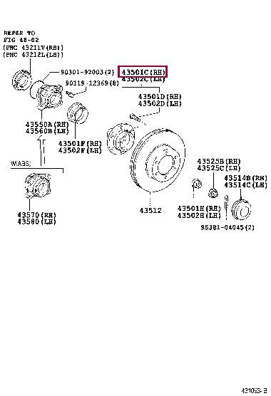 Toyota 43502-60180 Piasta koła 4350260180: Dobra cena w Polsce na 2407.PL - Kup Teraz!