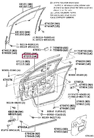 Toyota 67002-33200 Beifahrertür links 6700233200: Bestellen Sie in Polen zu einem guten Preis bei 2407.PL!