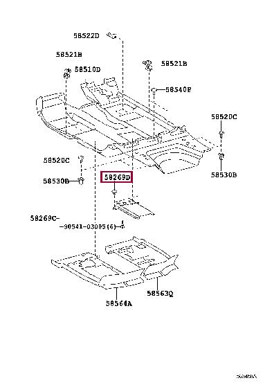 Toyota 90467-06205-C0 Spinka 9046706205C0: Dobra cena w Polsce na 2407.PL - Kup Teraz!