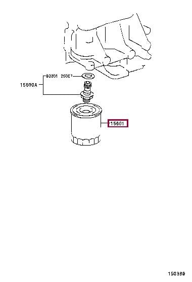 Toyota 90915-YZZC4 Фільтр масляний 90915YZZC4: Купити у Польщі - Добра ціна на 2407.PL!