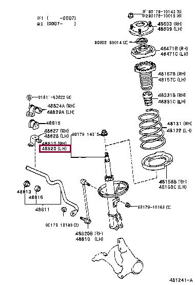 Toyota 48520-49165 Shock absorber assy 4852049165: Buy near me at 2407.PL in Poland at an Affordable price!