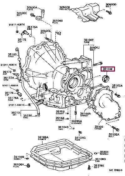 

uszczelniacz, simmering 9031135014 Toyota