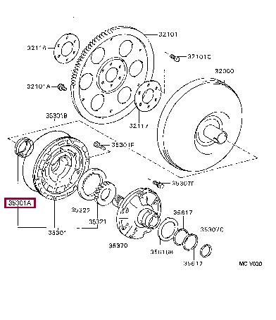 Toyota 90311-38077 Kupplungswellendichtung von Gentriebe 9031138077: Kaufen Sie zu einem guten Preis in Polen bei 2407.PL!